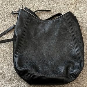 Michael kors black leather purse